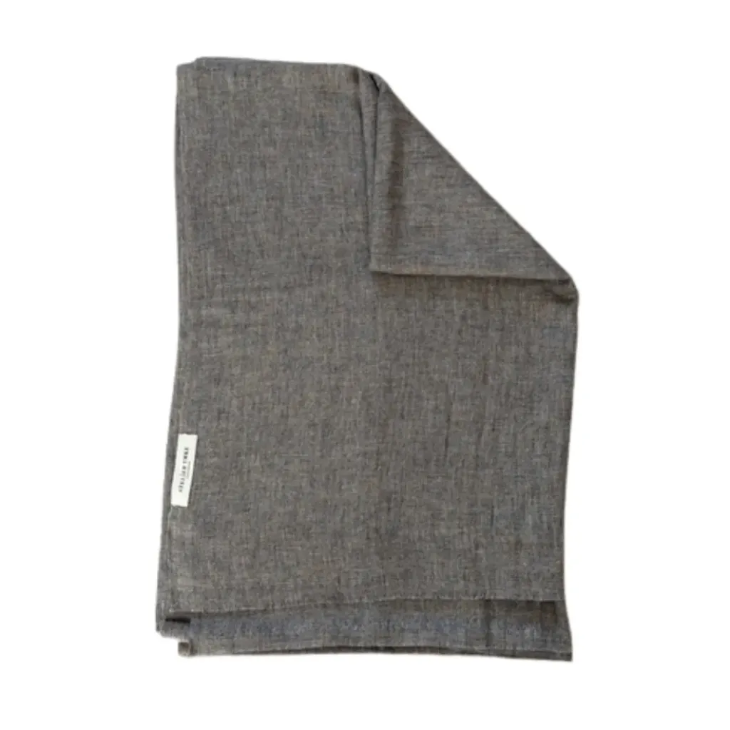 Shawl bruin - blauw