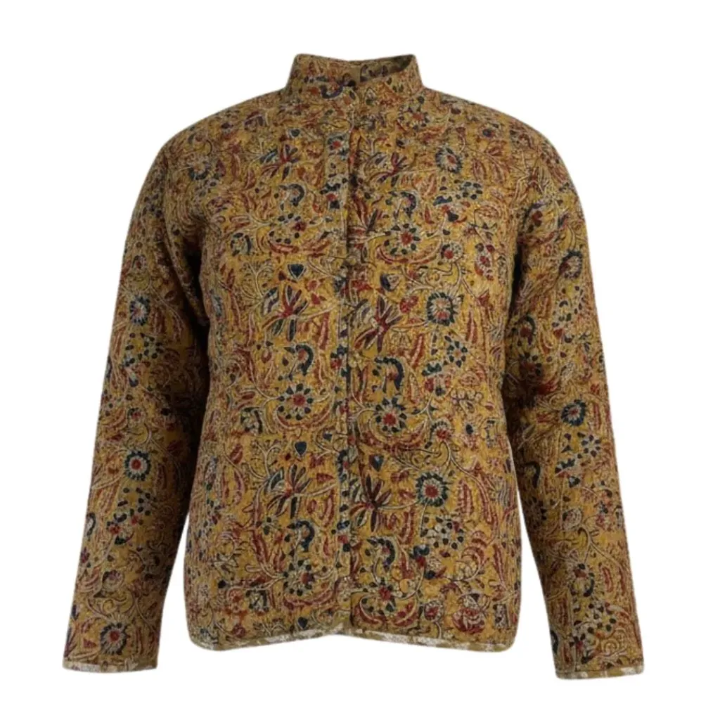 Quilted Jasje 1 | Kalamkari + Blockprint (s)